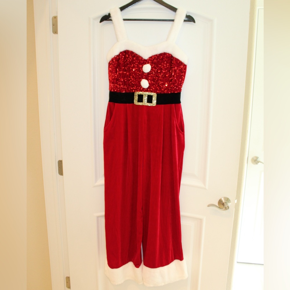 Christmas jumpsuit (women’s M) (NWT)